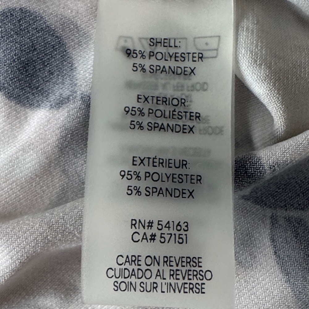Calvin Klein Floral Knit Top w/ Metal Neckline Detail – XL (NWT) - Picture 7 of 8